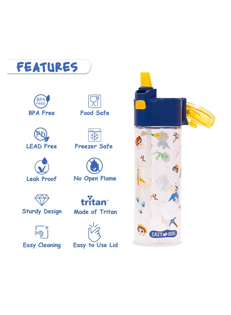 Eazy Kids Eazy Kids Lunch Bag and Activity Backpack Set of 3 Dinosaur-Blue - Image 5