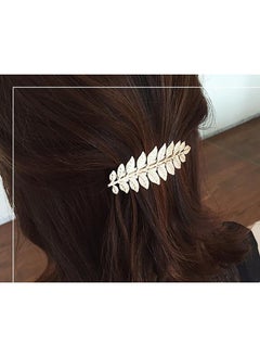 Fodattm 2Pcs Girls Women Metal Leaf Branch French Updo Hair Pin Wedding Hair Clip Party Hairpins Hair Barrettes Hair Accessory (Silver)  - Image 5