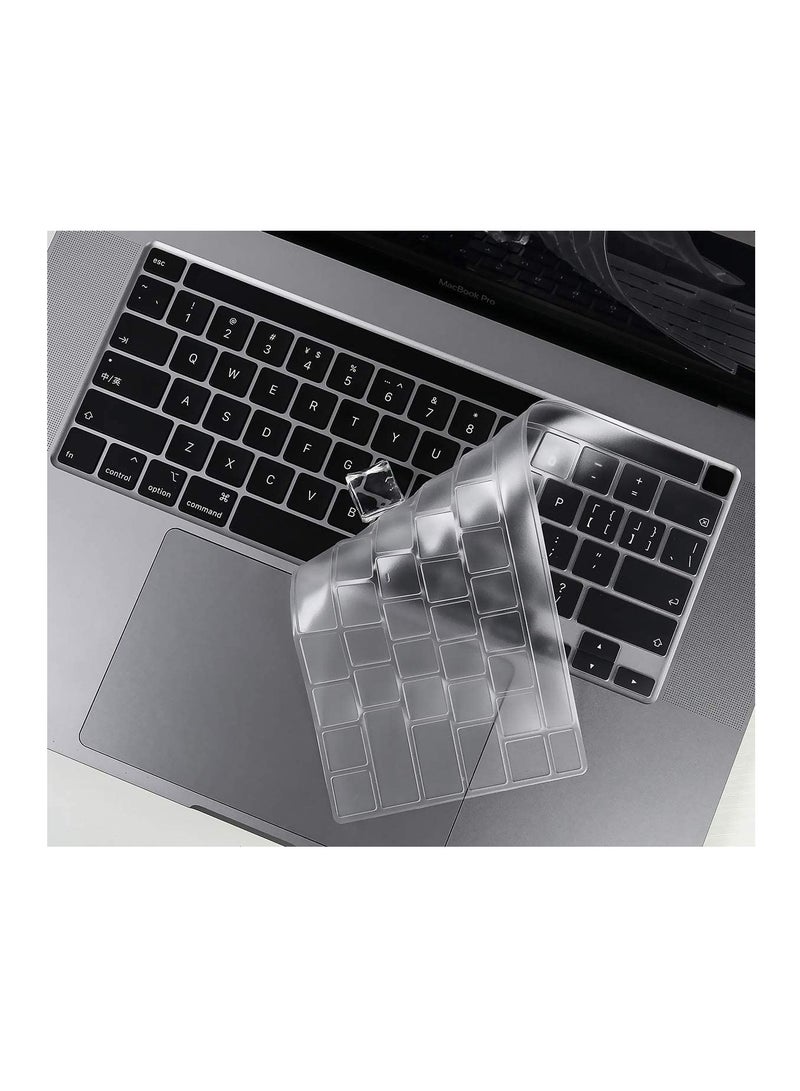 Premium Keyboard Cover for MacBook Pro 13 inch M2 2023 2022, 2021 2020 M1 A2338 A2289 A2251 Ultra Thin US Keyboard Protector for MacBook Pro 13 with Touch Bar ,Clear( Not Cover Touch Bar) - Image 5