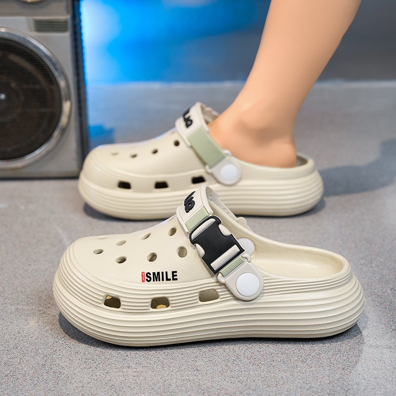 Children'S Croc Shoes Summer Parent-Child Style Thickened Casual Sports Soft Sole Wear-Resistant Non-Slip Breathable Sandals For Women - Image 1