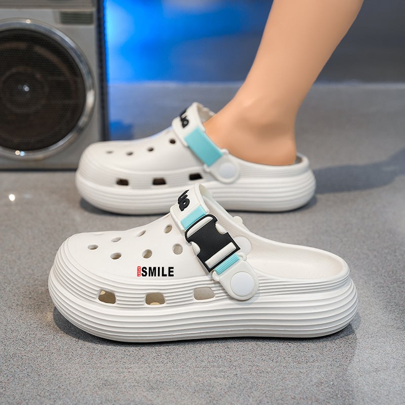 Children'S Croc Shoes Summer Parent-Child Style Thickened Casual Sports Soft Sole Wear-Resistant Non-Slip Breathable Sandals For Women - Image 2
