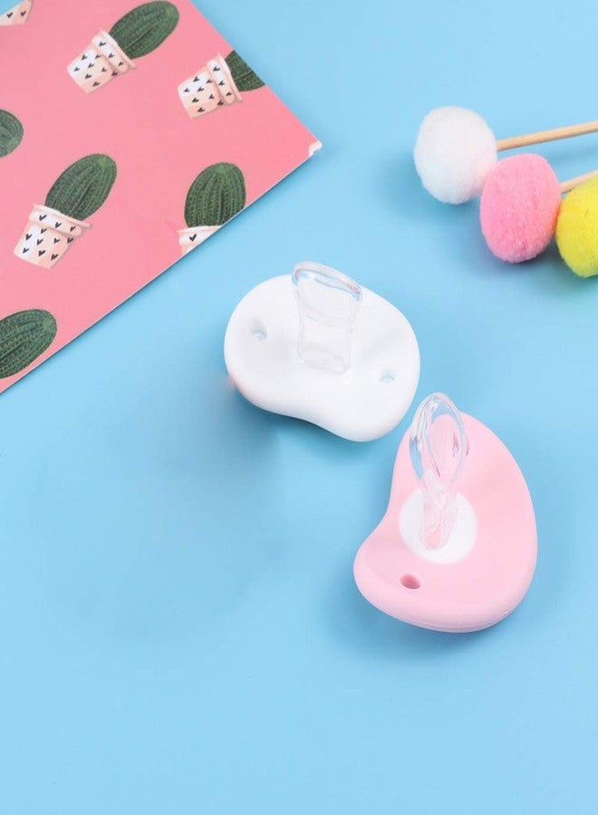 Amosfun 2pcs Funny Christmas Baby Pacifiers Snowman Santa Baby Dummy Pacifier Prank Dummy Teether Nipple for Infant Xmas Holiday Party Favors - Image 5