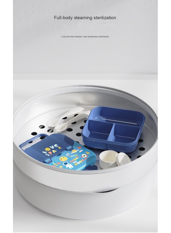 Children's Cartoon Lunch Box, Compartmentalized Bento Box with Fork and Spoon - Image 3