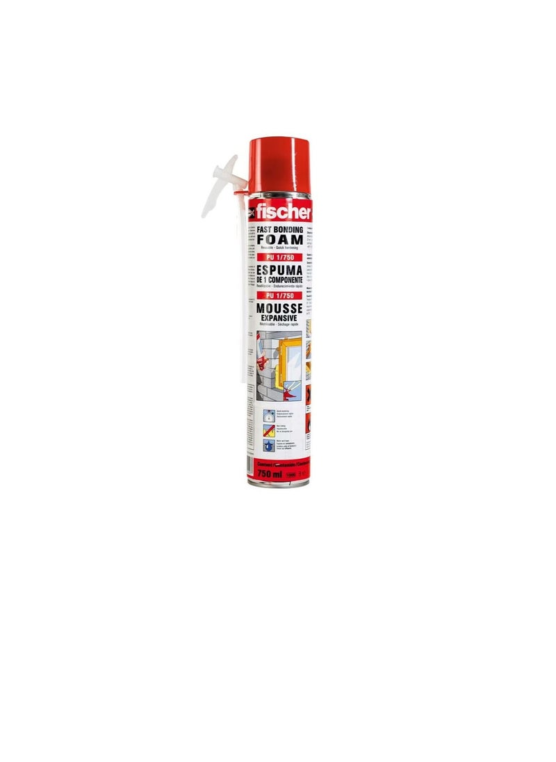Fischer - Fast Bonding Foam PU 750ml 98011 Fischer - Image 1