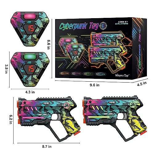 Winyea Tag Laser Tag Set of 2, Lazer Tag Game for Kids Indoor & Outdoor Play, Gift Ideas for Kids Teens and Adults, Cool Toys for Teenage Ages 8 9 10 11 12+Year Old Boy & Girls - Image 2