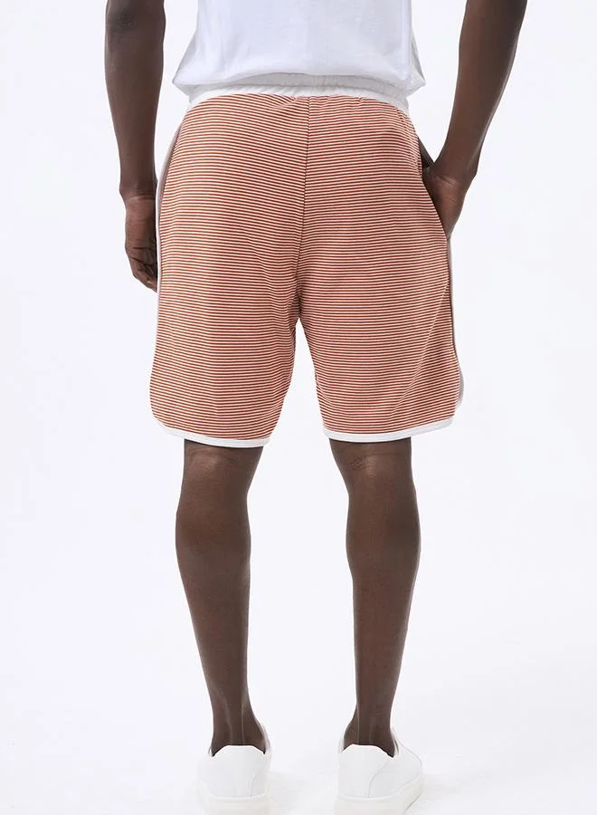 FELIX HARDY Terracotta-Lightgreen Jogger Short pack of 2 for Men for Men | Best Price UAE