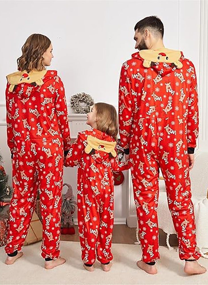 TAPIT Christmas Family Matching Pajamas Classical Nightwear Sleepwear Sets Long Sleeve Pjs for for Adults Kids and Baby Holiday Xmas Sleepwear Set (Men) - Image 4