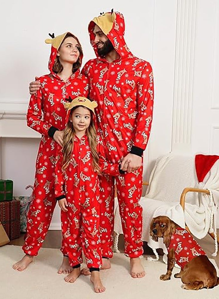 TAPIT Christmas Family Matching Pajamas Classical Nightwear Sleepwear Sets Long Sleeve Pjs for for Adults Kids and Baby Holiday Xmas Sleepwear Set (Men) - Image 5