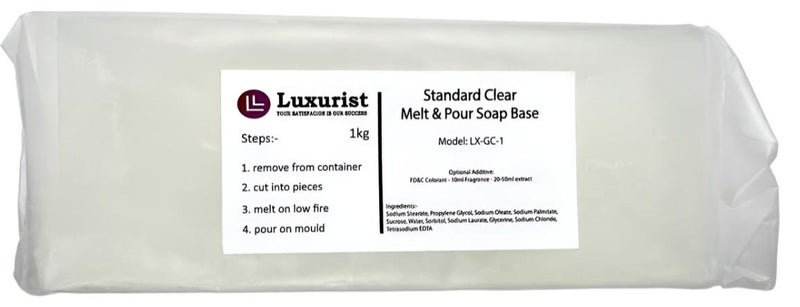  لوكسريست صابون طبيعي يذوب ويصب بالجلسرين 1 كجم - Image 1