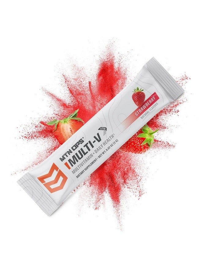 MTN OPS MTN OPS Multi-V, Daily Multivitamin for Women & Men with Immune Support, Safe for Kids, Gluten Free STM Packs, Variety of Flavors, 30 Servings  - Image 2