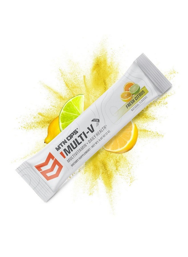 MTN OPS MTN OPS Multi-V, Daily Multivitamin for Women & Men with Immune Support, Safe for Kids, Gluten Free STM Packs, Variety of Flavors, 30 Servings  - Image 3