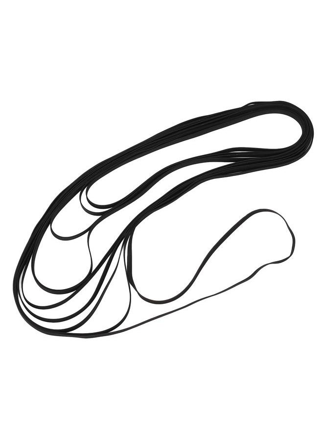 Thoraya - 10 Pcs Turntable Belt Set High Elasticity Rubber Belt Replacement for Record Player CD DVD Player Phonograph - Image 1