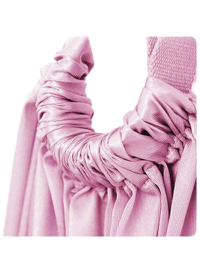 Dweck Aerial Yoga Suspension Strap Bed, Straight Leg Backbend, Waist Support, Home Use, Shoulder Opener, Door-Mounted Pulling Stretch Band, Pink - Image 2