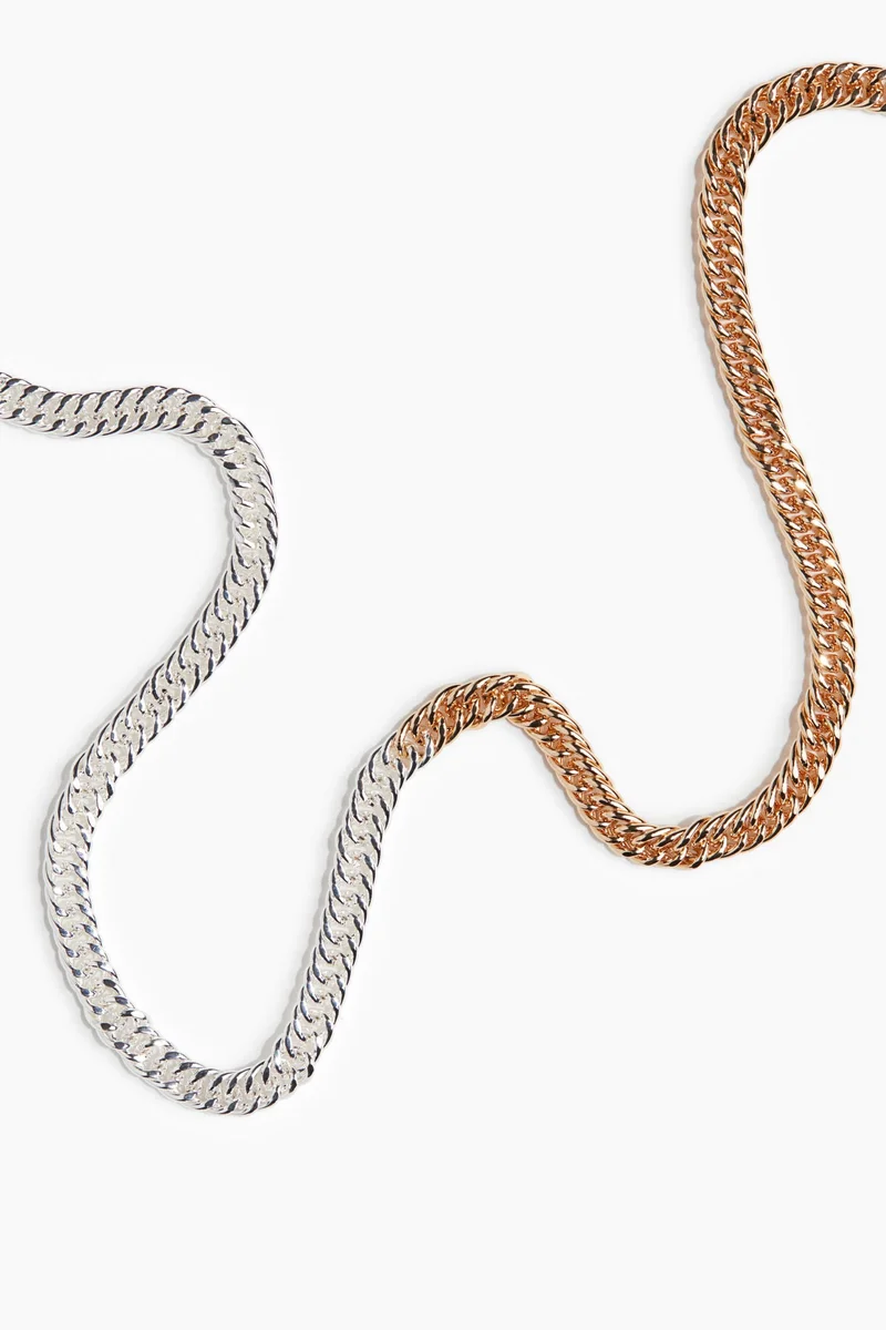 H&M Two-tone chain necklace
