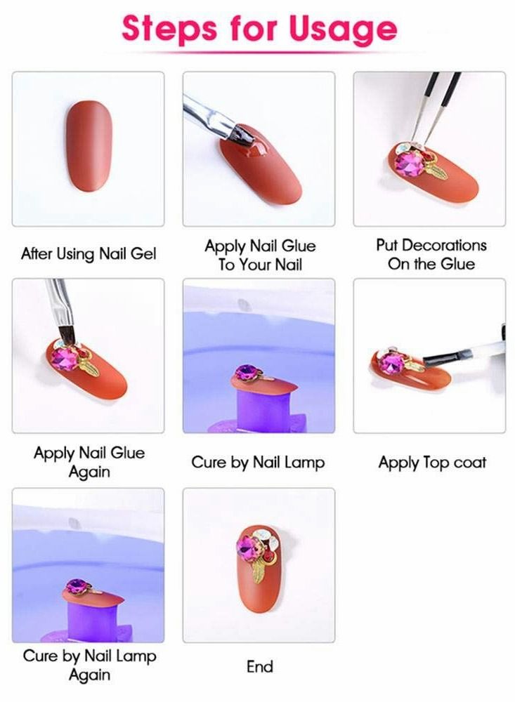 Excefore Holographic Nail Art Sequins Glitter, Decals Supplies 3D Gold Decorations Mixed-Shape Metal Frame Shell Leaf Rivet Studs on Nails DIY Charm Jewelry Accessories 1Box - Image 5