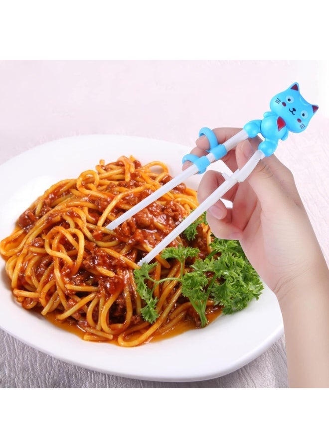 2 Pairs Animals Training Chopsticks for Beginners Adults, Reusable Training Chopsticks with Chopstick Helper for Kids Learning Chopstick - Image 4