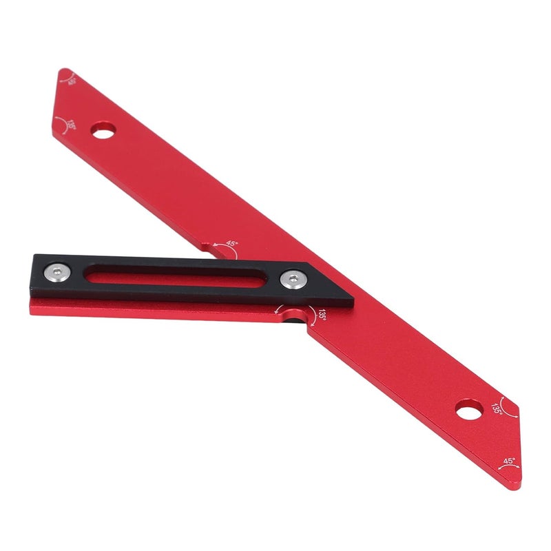 Aluminum Alloy Carpenter Angle Ruler 45 135 Degrees Woodworking Measuring Tool - Image 4