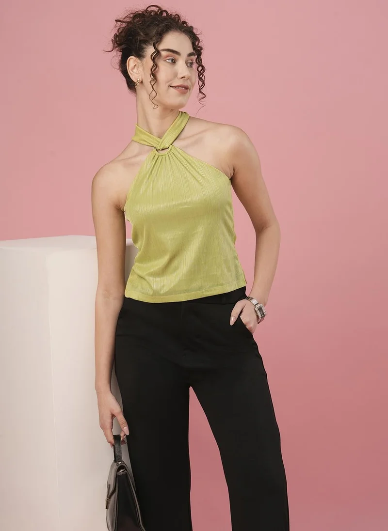 globus Globus Women Halter Neck Sleeveless Top