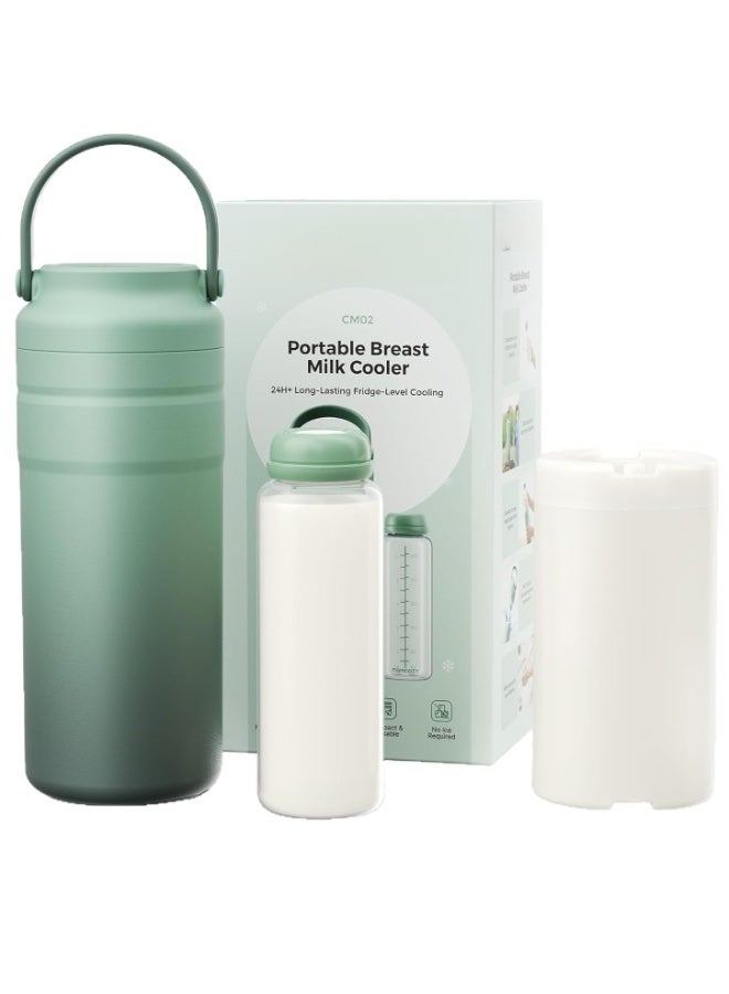 Portable Breast Milk Cooler - 22oz Capacity with BPA-Free Bottles - Image 3