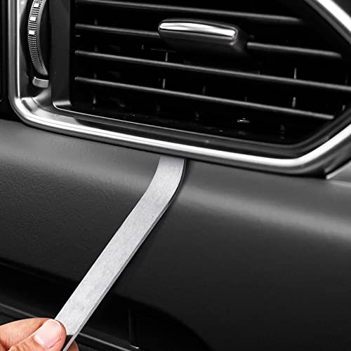 Minatee أداة إزالة الألواح المعدنية من ميناتي 2 قطعة، أدوات رافعة، أداة لتقليم الألواح المعدنية، فضي - Image 3