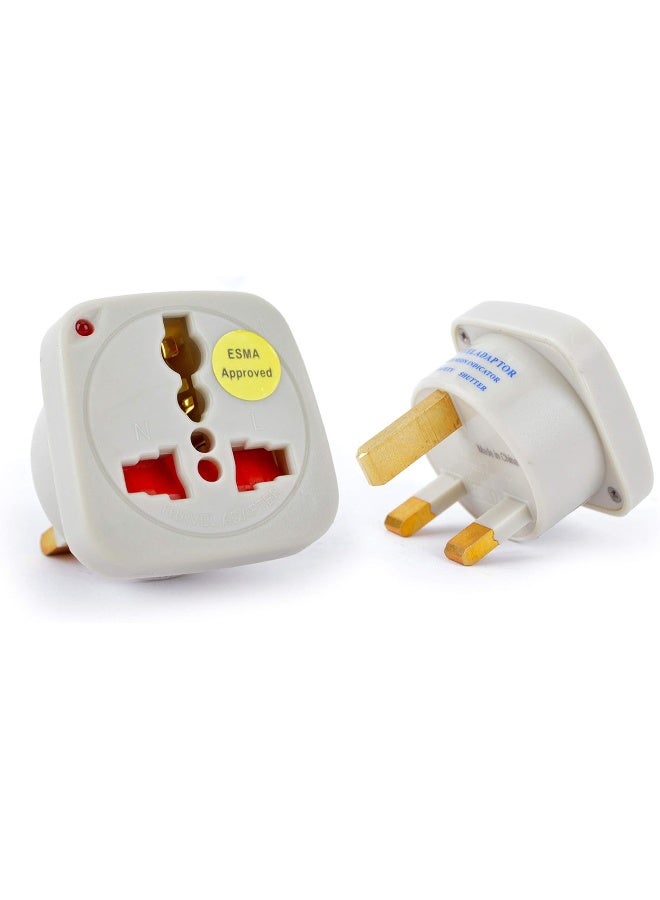Terminator Terminator Multi Traveler Adapter With Shutter & Indicator (UK to Universal)  - Image 1