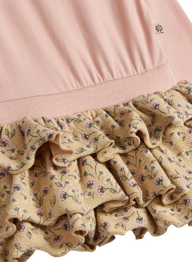 ديركجي Dirkje girls Ruffle Skirt Dress with Matching hair band