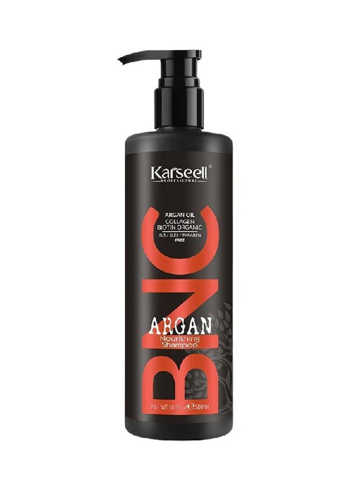 Karseell - Karseell BNC Argan Nourishing Shampoo Collagen Biotin Organic 500ML - Image 1