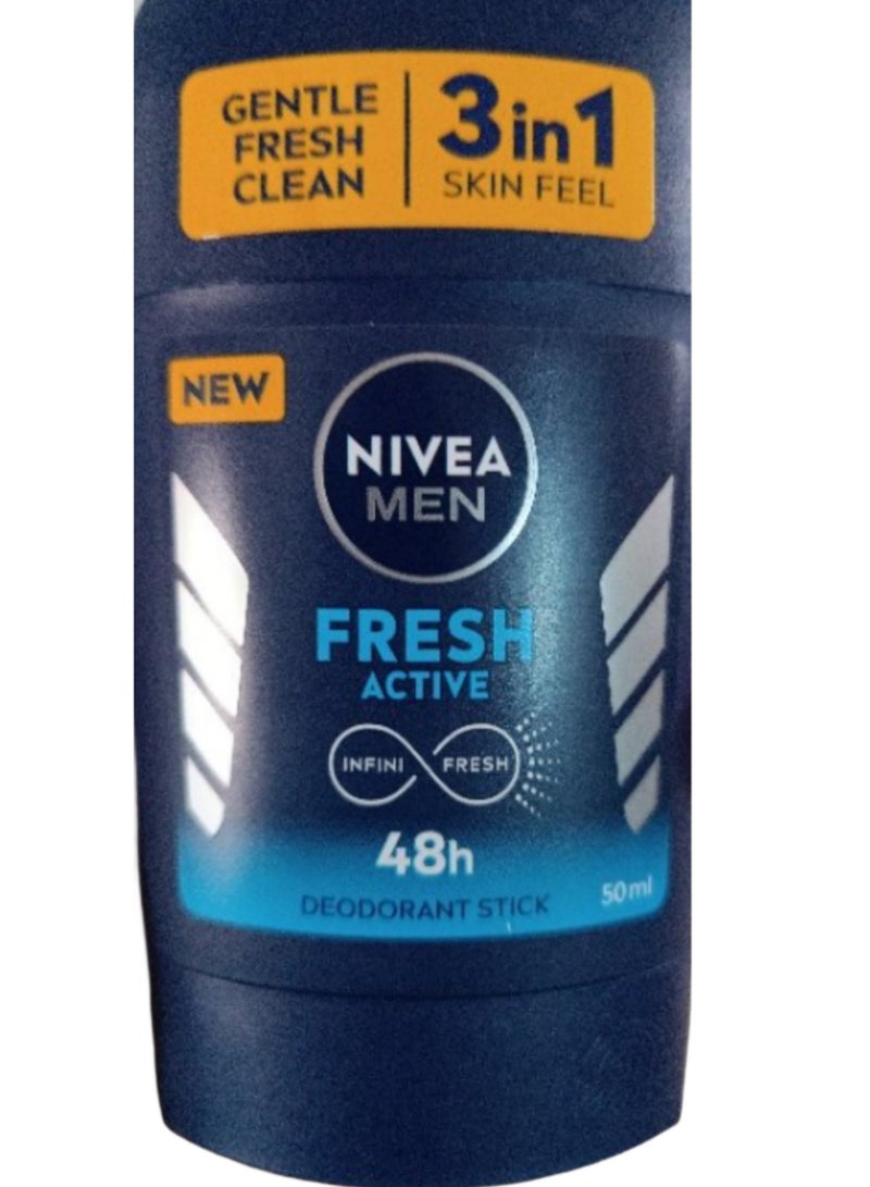 نيفيا مزيل العرق ستيك برائحة منعشة ونشطة 50 مل - Image 1