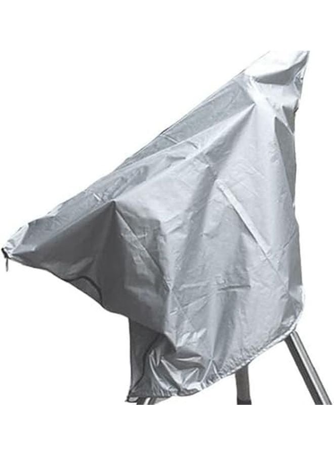 Waterproof Telescope Dust Cover Silver Coated Oxford Cloth 100x75cm Black - Image 3