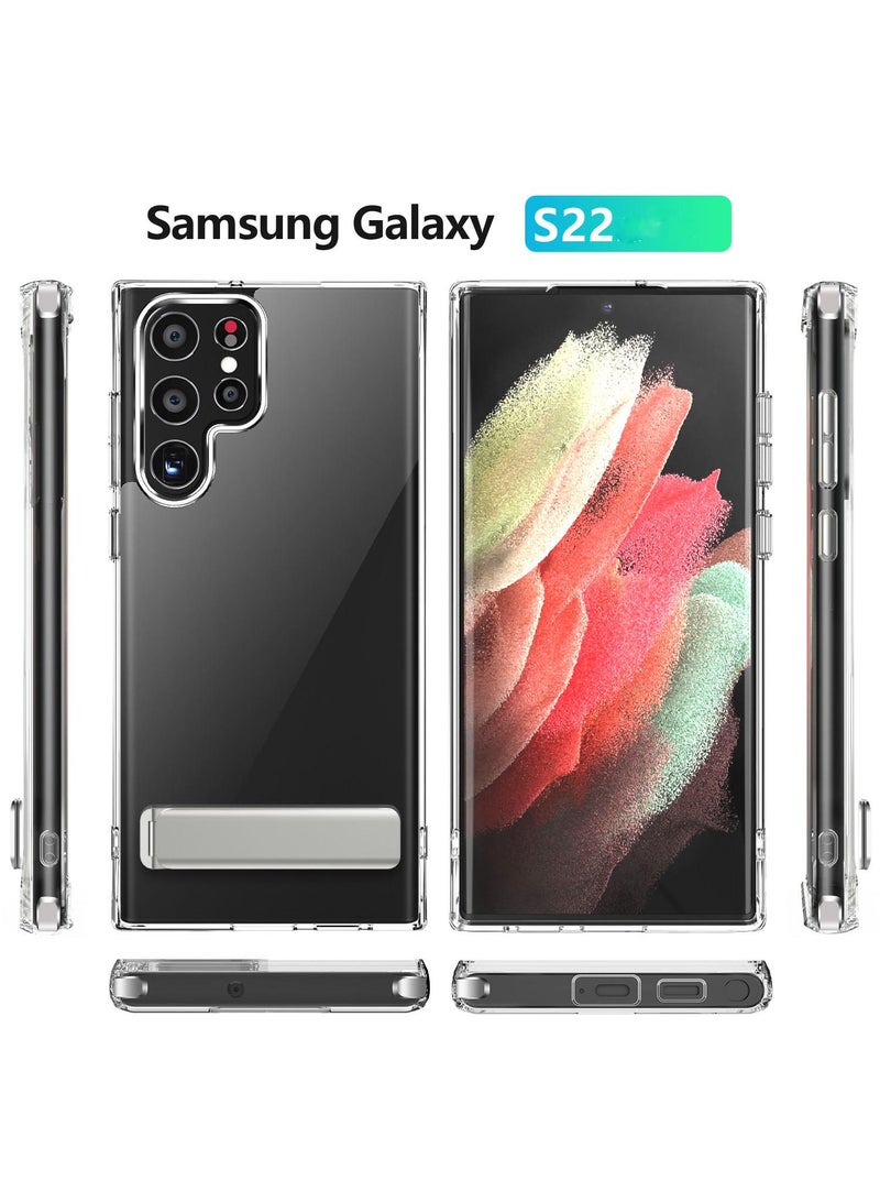 Y&D For Samsung S22 Crystal Drop Proof Phone Case With Zinc Alloy Bracket - Image 2