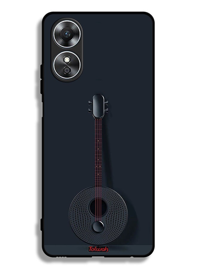 Tolwak Oppo A17 Protective Case Cover Guitar - Image 2