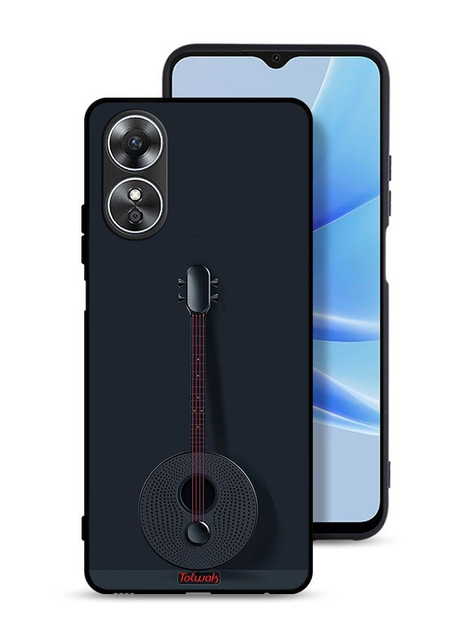 Tolwak Oppo A17 Protective Case Cover Guitar - Image 1
