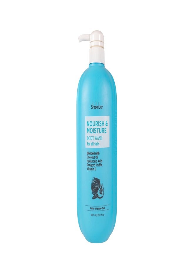 SHAKEBAR Nourish And Moisture Body wash For All Skin Blended With Coconut Oil Hyaluronic Acid Perigord Truffle Vitamin E Sulfate And Paraben Free 600ml - Image 2