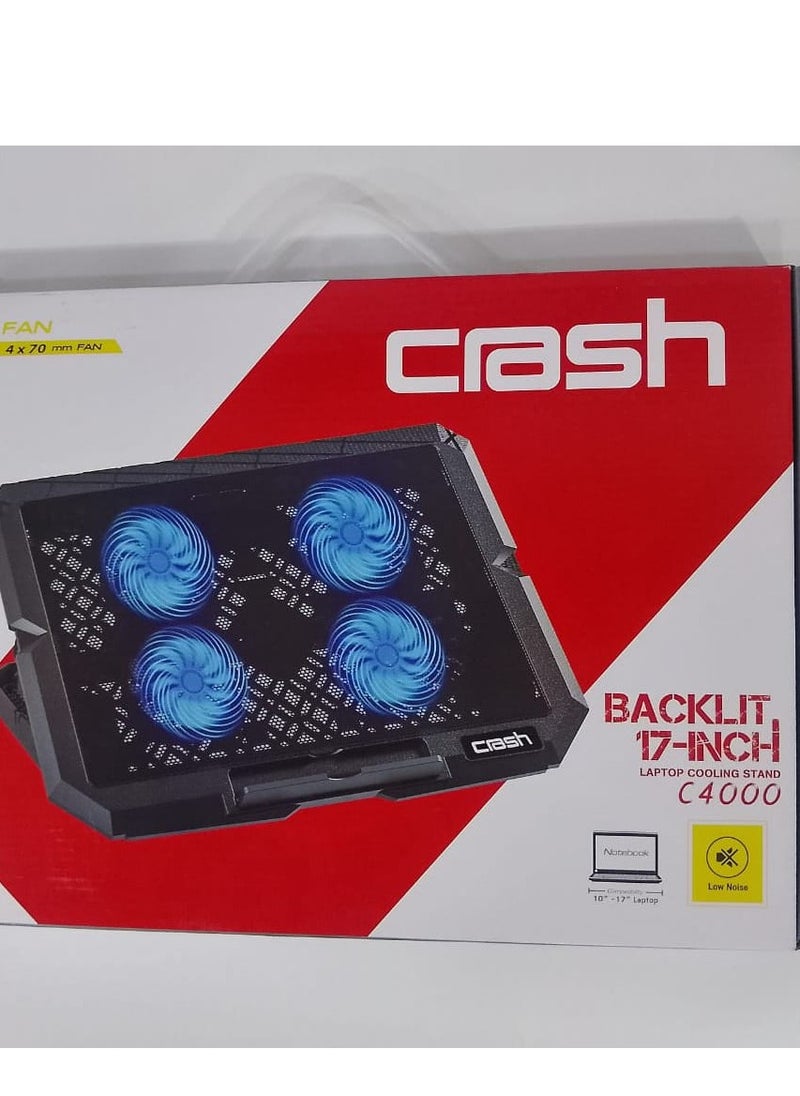 Crash LAPTOP COOLING STAND 4 FAN  - Image 2