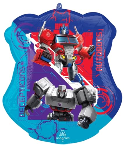 Anagram Birthday Party Supplies Cubez and Air Filled Wand Transformers Balloon Bouquet Decorations - Image 5