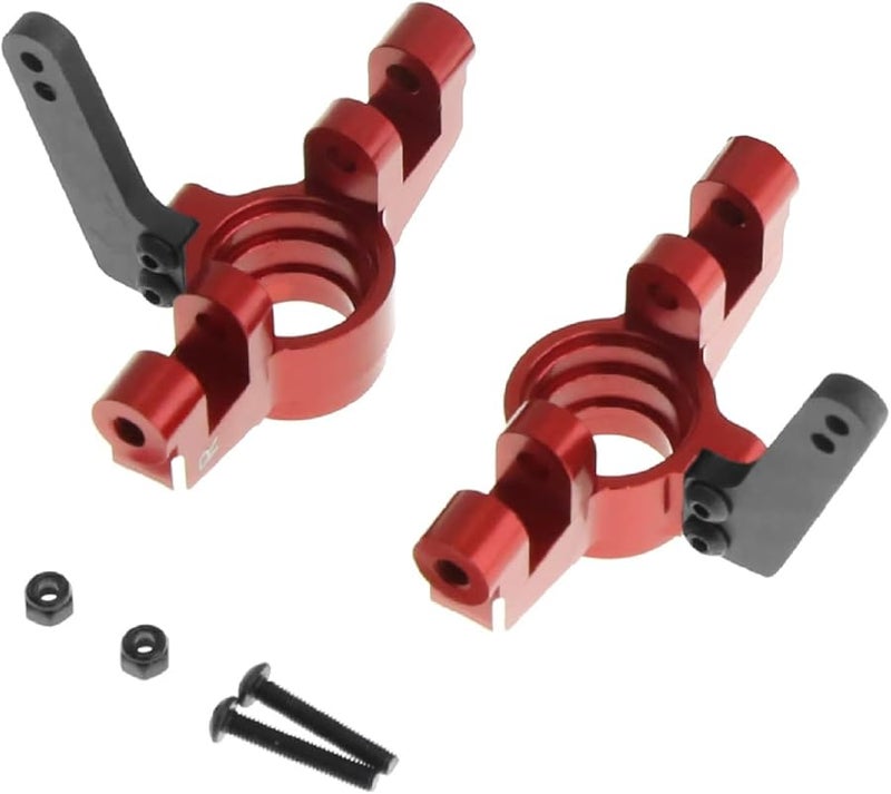 ذراع التوجيه المعدني الأحمر لترقية أجزاء سيارة التحكم عن بُعد Arrma Mojave 4S 1/8 - Image 2
