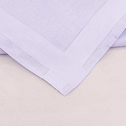 HOULIFE Ladies 100% 60S Cotton Handkerchiefs Womens Solid Candy Color Hankies for Wedding Party 16x16 - Image 5
