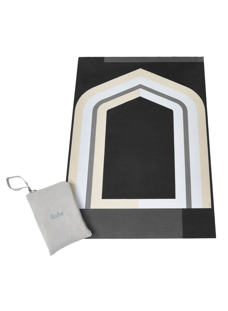 Sabr 'Nizwa' Compact Prayer Mat With Travel Pouch - Image 1