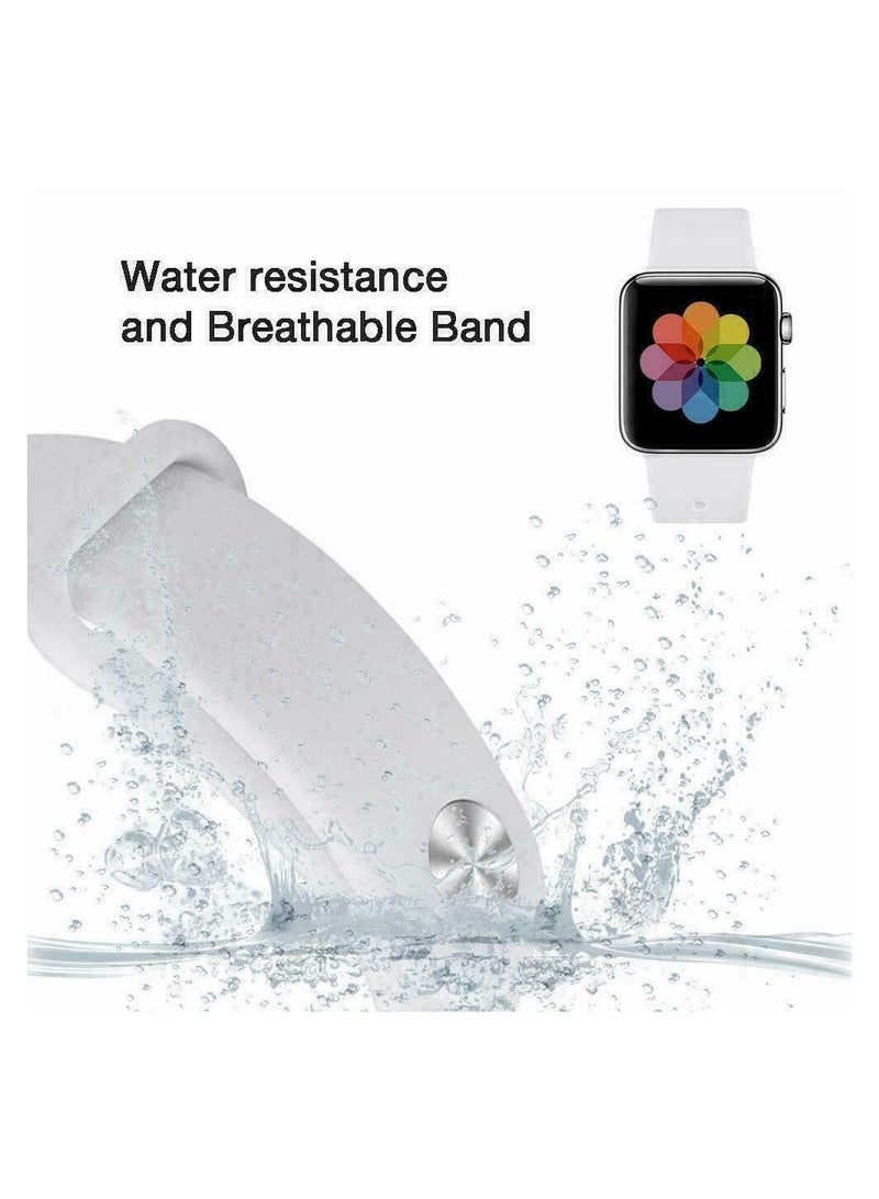 Smart Watch Band Smart Watch replacement strap band Compatible Strap with iWatch Series 4 Series 5 Series 6 Series SE 42 MM 44 MM (Emerald Green) - Image 2