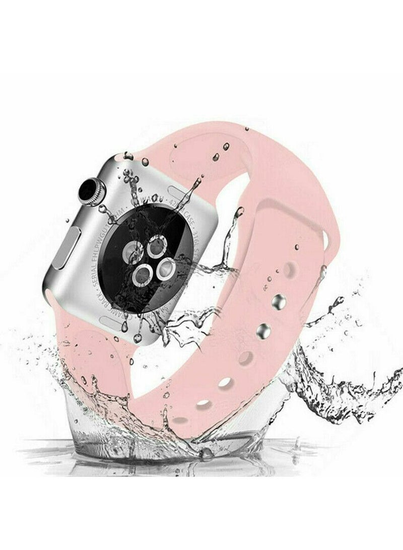 Smart Watch Band Smart Watch replacement strap band Compatible Strap with iWatch Series 4 Series 5 Series 6 Series SE 42 MM 44 MM (Emerald Green) - Image 3