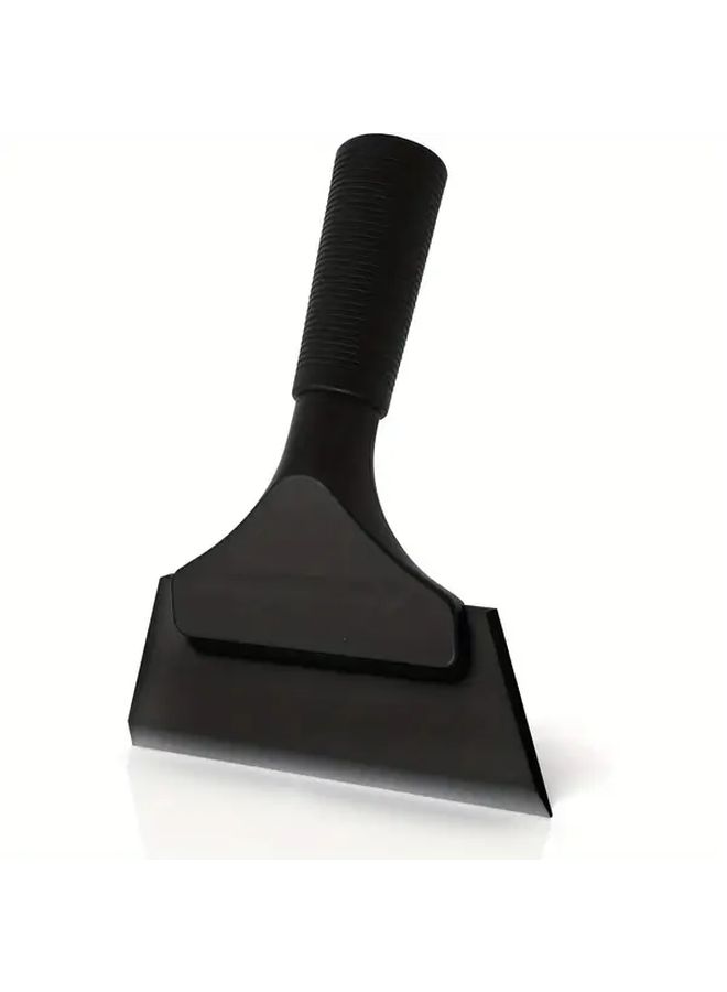 Black Heavy Duty Glass Squeegee Non Slip Base Ergonomic Handle Streak Free Cleaner - Image 1