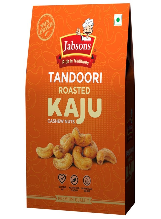 Jabsons Dryfruit Cashewnut Tandoori -200g | Spicy & Smoky Roasted Cashew Snack | Healthy, Protein-Rich Namkeen, Indian Munchies | Anytime Snacking - Image 1