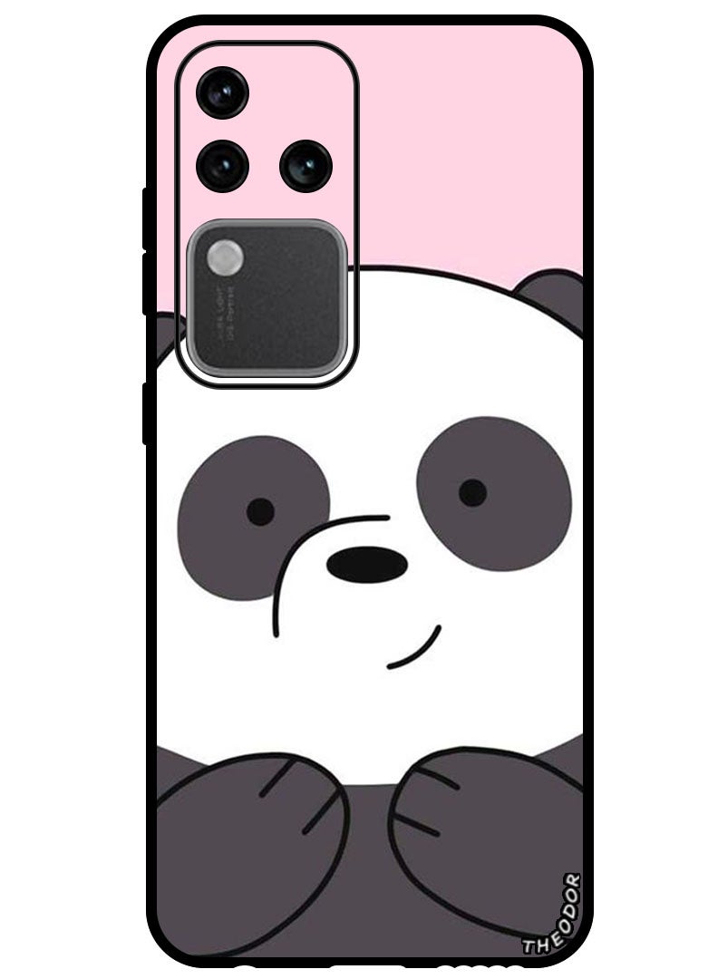 Theodor Protective Case Anti Scratch Shock Proof Bumper Cover For Vivo S18 Pro Panda Smiling - Image 1