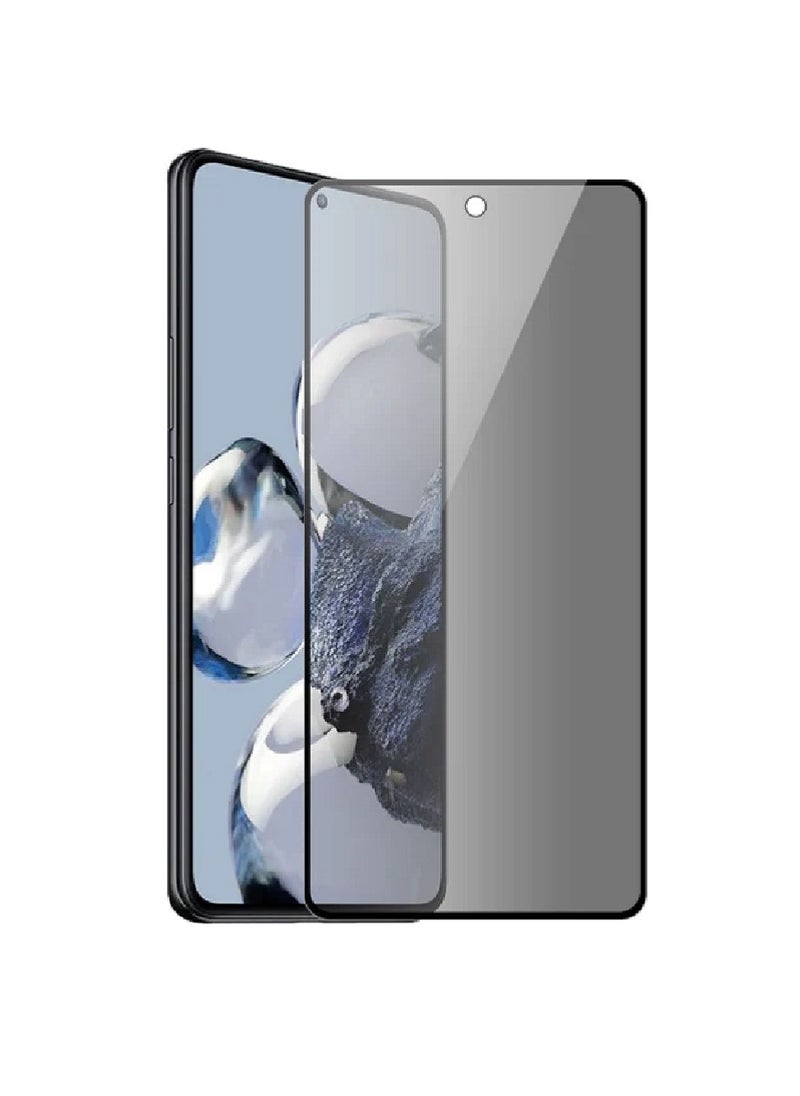 Super Tempered Glass Screen Protector Anti-Spy Privacy Designed For Xiaomi 12T Full Screen Coverage And Bubble Free - Image 1