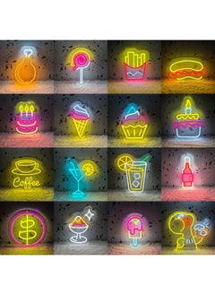 Generic LED Neon Light Creative Luminous Wall Decoration Bar Internet Celebrity Night Light Bedroom Room Atmosphere Light Ins Layout-Light Color:5v Neon Light (usb Interface Is Not Waterproof) - White + Pink Unicorn 30x29m  - Image 2