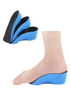 Plantar Fasciitis Arch Support Insoles for Men and Women, 3/4 Length Hard Orthotics Shoe Inserts with Deep Heel Cup for Flat Feet，Relieve Foot, Arch and Heel Spur Pain (3 CM)