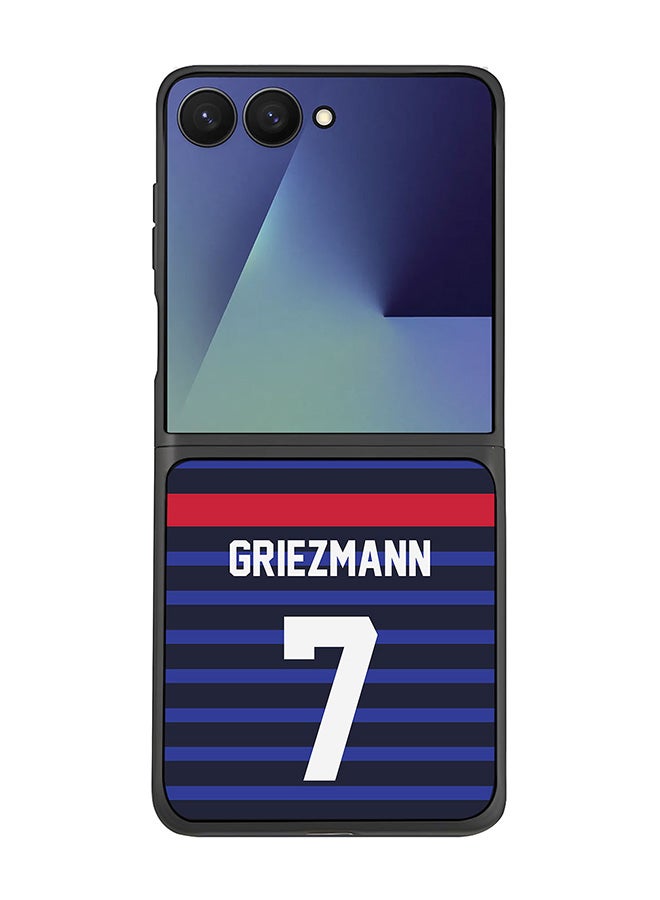 Stylizedd For Samsung Galaxy Z Flip7 Case,Slim fit Camera Protection, Shockproof Thin Phone cover  - Football - France,  Griezmann