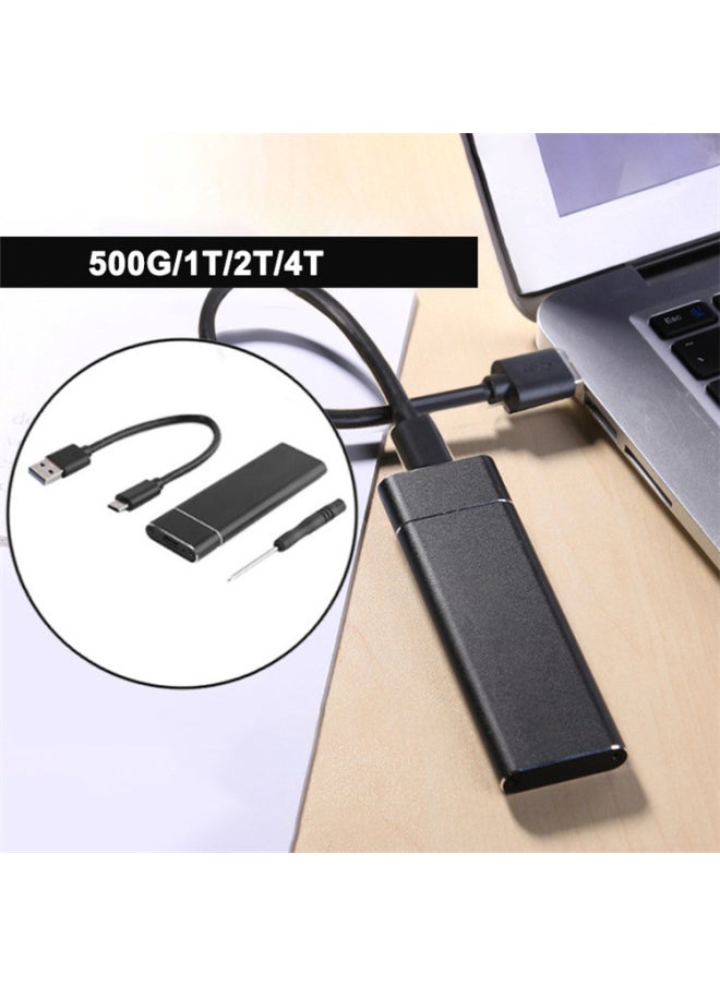 Generic - Ultra-high-speed External SSD-portable And Large-capacity Mobile Solid State Drives For 4TB 6TB 8TB-Capacity:16TB (high Speed)-Interface:Gold - Image 1