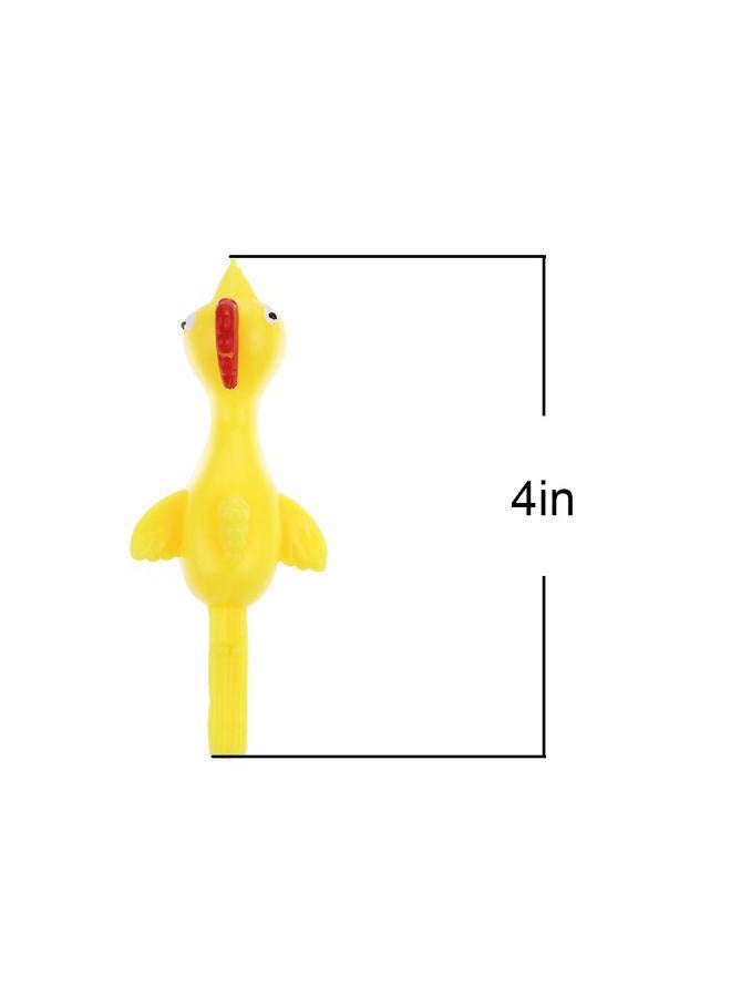 CCINEE 24 PCS Slingshot Chicken Rubber Flickin Chicken Game for Kids Party Favor Gifts - Image 2
