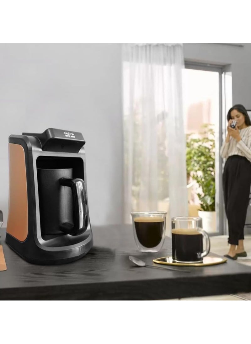 Generic Geovina Turkish coffee maker, Coffee Machine, electric turkish coffee maker, Premium Turkish Coffee Maker, 500W, Anti-Overflow Sensor, 1-4 Cups, Safety System, ST.16.1.1  - Image 2